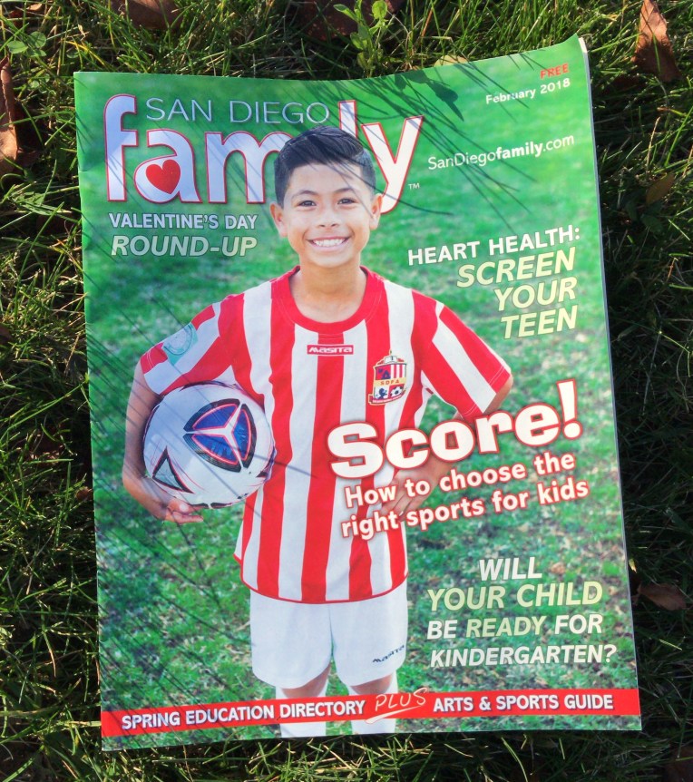 February issue of San Diego Family Magazine